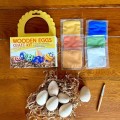 Natural Earth Wooden Eggs Craft Kit