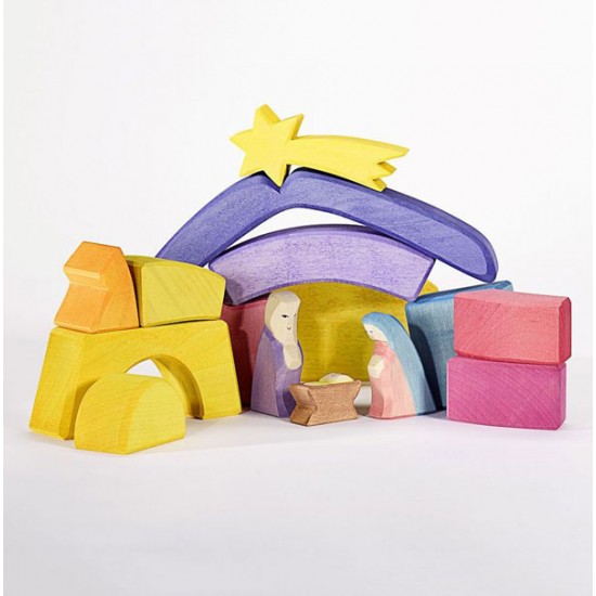 Ostheimer Rainbow Nativity Set