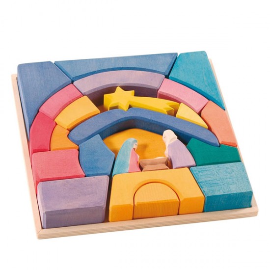 Ostheimer Rainbow Nativity Set