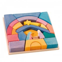 Ostheimer Rainbow Nativity Set