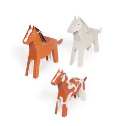 Pukaca Horses Paper Toys