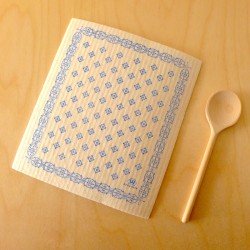 Cellulose Cloth Blue White