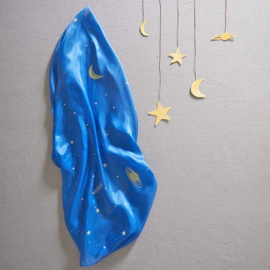 Sarah's Silks Enchanted Playsilk - Starry Sky  