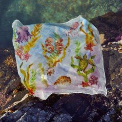 Sarah's Silks MINI Playsilk - Kelp Forest 