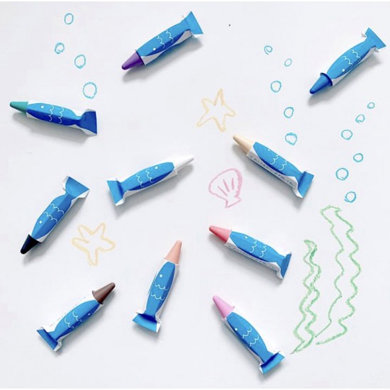 Kitpas Crayons - Bath 10pcs