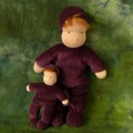 Organic Woodland Waldorf Doll - Damson Plum