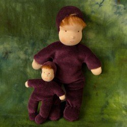 Organic Woodland Waldorf Doll - Damson Plum