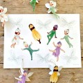 Paper Cut Outs - Flower Children