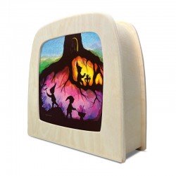 Toverlux Silhouette - Vogel Geluk - Dwarves