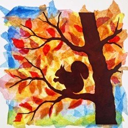 Toverlux DIY Transparency - Autumn Squirrel