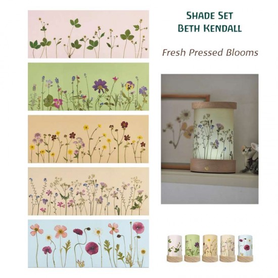 Toverlux Lantern Shades Set - Beth Kendall - Pressed Garden Blooms