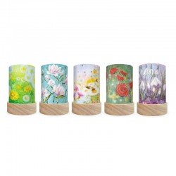 Toverlux Lantern Shades Set - Kapitein Kalk - Flowers