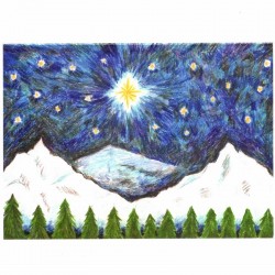 Christmas Card - Winter Mountains