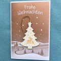Christmas Card with Christmas Tree Decoration