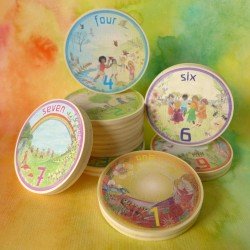 Wilded Family Coins - Colourful Numbers