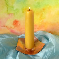 Copper Pentagon Candle Holder 