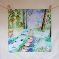 Wonderie Organic Playcloth - Forest Nature