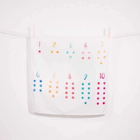 Wonderie Organic Playcloth - First Numbers 