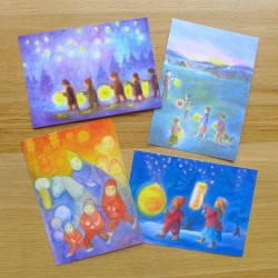Postcard Set - Lantern Walk