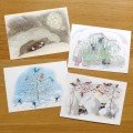 Postcard Set - Ernst Kreidolf,- Gnomes in Winter
